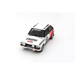 Ford Fiesta 1600 Gr.2 Rallye Monte Carlo 1979  FORD FIESTA 1600 GR.2 #15 R.CLARK / RALLYE MONTE CARLO 1979 OttO mobile 1:18 Resinemodell (Türen, Motorhaube... nicht zu öffnen!)